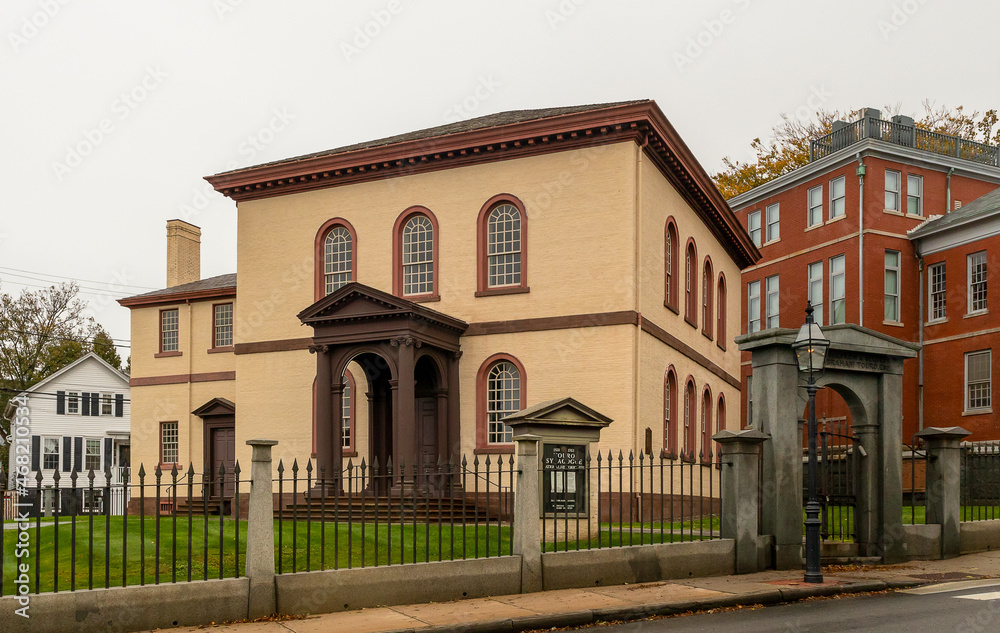 Touro Synagogue, America's oldest synagogue, in Newport, Rhode Island
