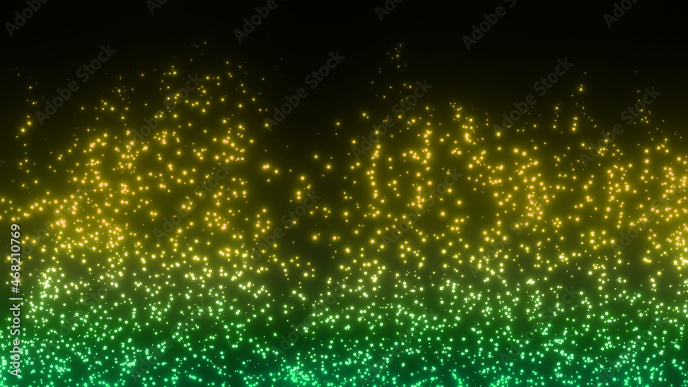 グラデーションになっているパーティクルのイラスト キラキラ系画像素材 クリスマス用素材 Stock Illustration Adobe Stock