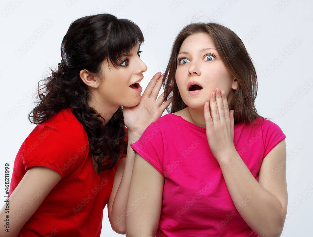 Happy friends hugging each other.Teenage girl using smart phone.Selfie.Girl have fun . Happy friends hugging each other.Teenage girl using smart phone.Selfie.Girl have fun .