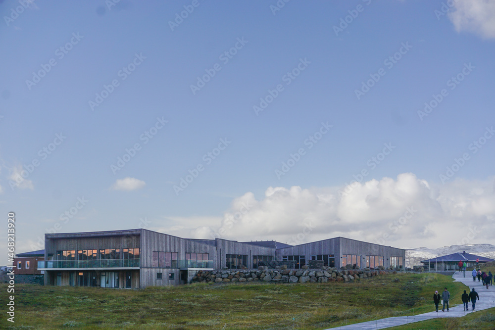 Southwest Iceland: The visitor’s center at Gullfoss (Golden Falls), the most famous waterfall in Iceland.