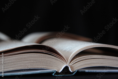 Open book. Book pages. Education. The science 