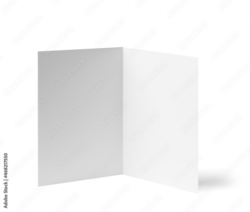 folded leaflet white blank paper template book folded leaflet white blank paper template book