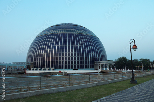 modern architecture, power house in Eco Park of Kolkata in West Bengal