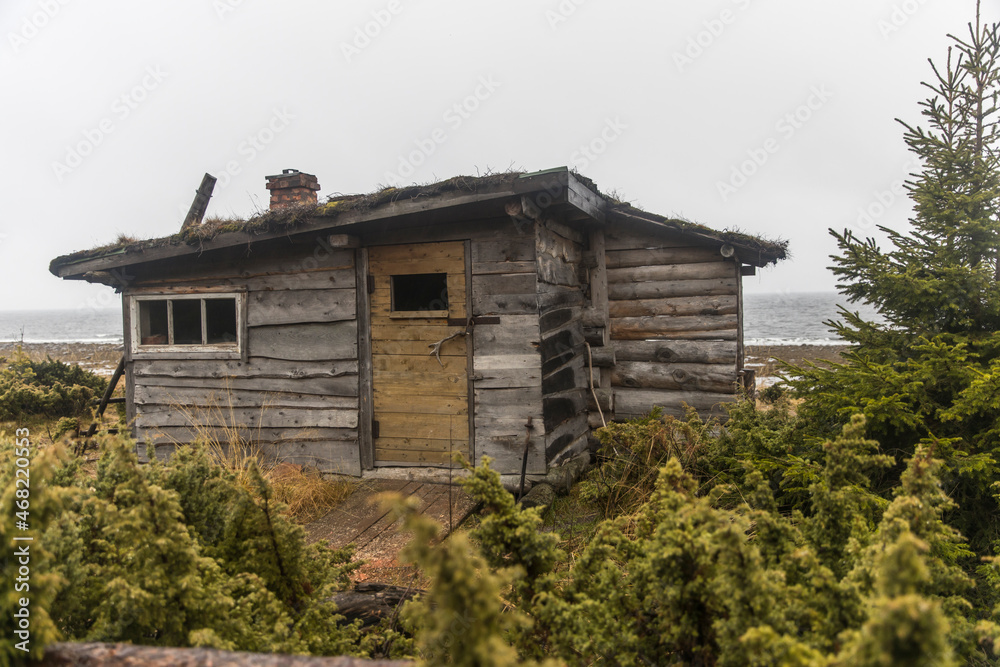 Russian scene; Tersky coast of the White sea. Historical and Ethnographic Complex Tony Tetrina is a atmospheric location. The reconstructed village of Pomors.