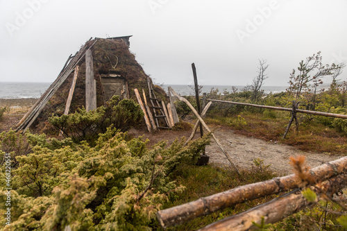 Russian scene; Tersky coast of the White sea. Historical and Ethnographic Complex Tony Tetrina is a atmospheric location. The reconstructed village of Pomors.