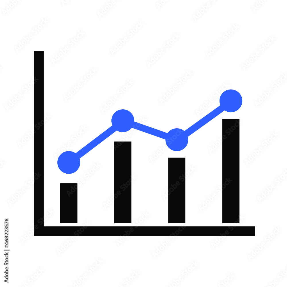 financial graph, growth graph chart icon design vector financial graph, growth graph chart icon design vector