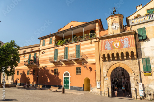 the main square of FInalborgo