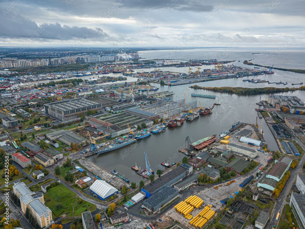 panorama of santk-petersburg. Saint Petersburg, September 2021