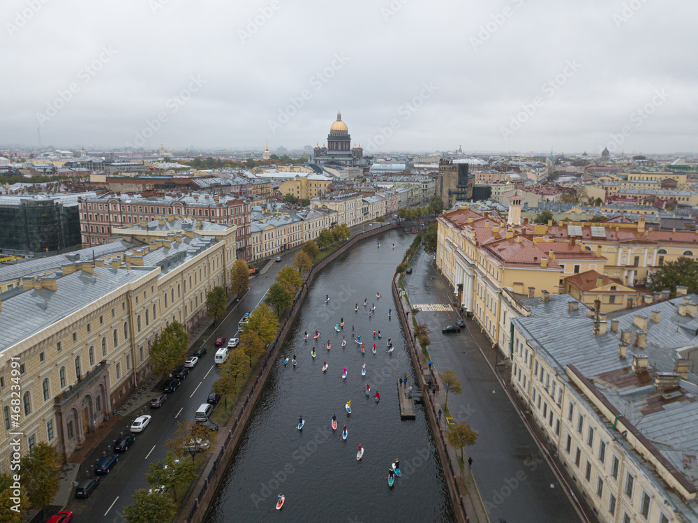 panorama of santk-petersburg. Saint Petersburg, September 2021