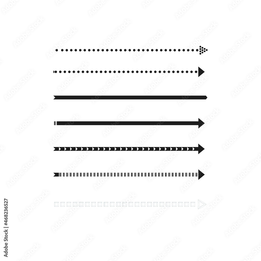 Arrows collection. Black icon arrow direction sign