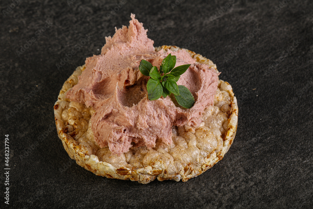 Liver pate in the bowl Liver pate in the bowl