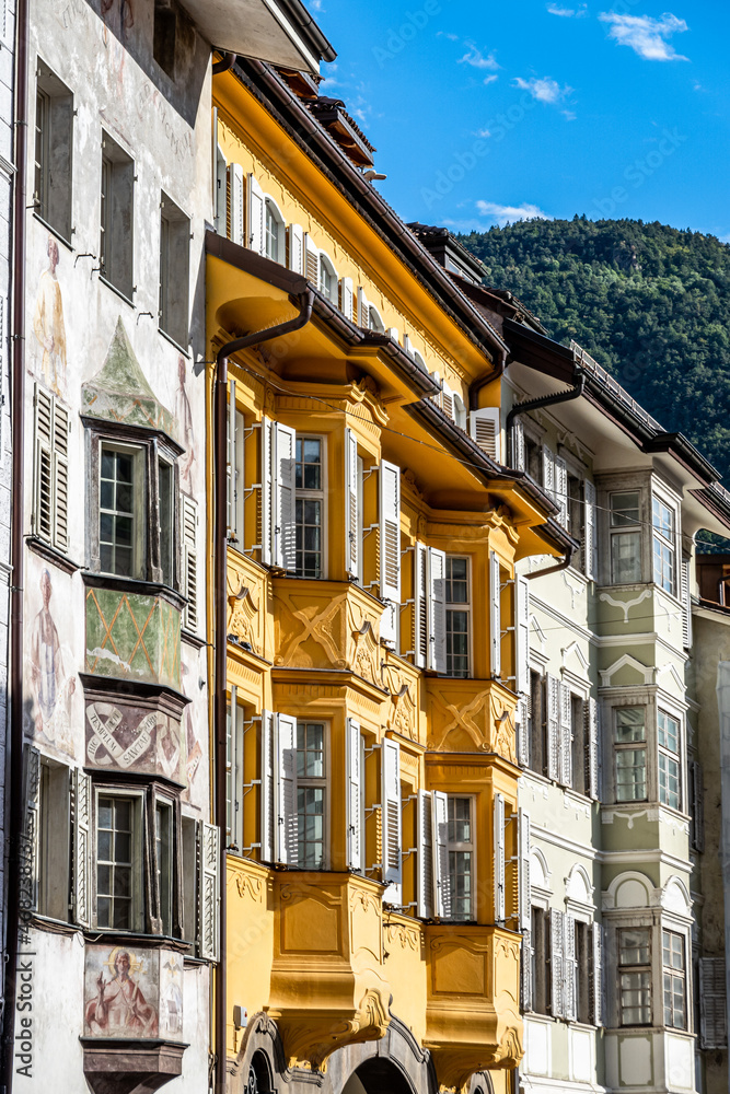 old town of Bozen in italy