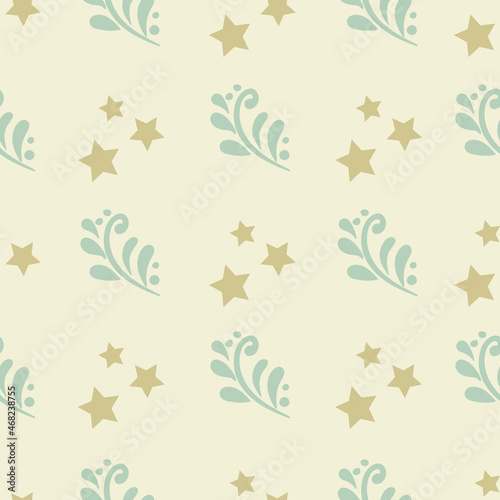 vector winter wonderland magical pattern cream seamless pattern background