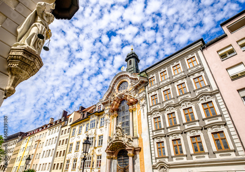 old town of munich - germany photo
