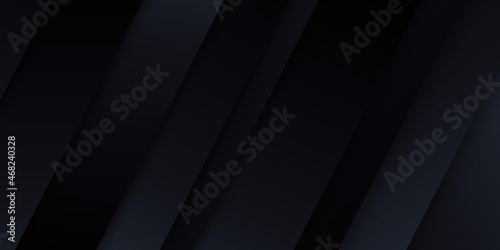 Abstract black and gray background, diagonal lines and strips illustration