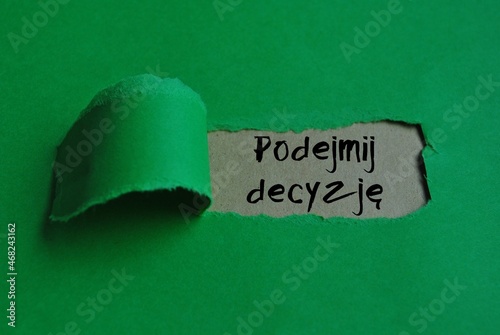 Podejmij decyzję