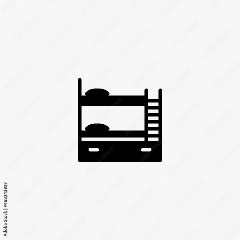 Fototapeta premium bunk icon. bunk vector icon on white background