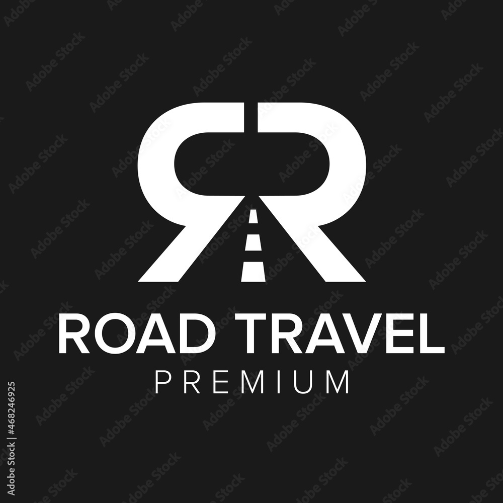 letter R travel logo icon vector template letter R travel logo icon vector template