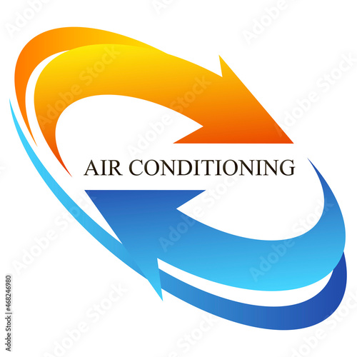 Free Download Arrows temperature of cold and warm air conditioner symbol - GFXLoad