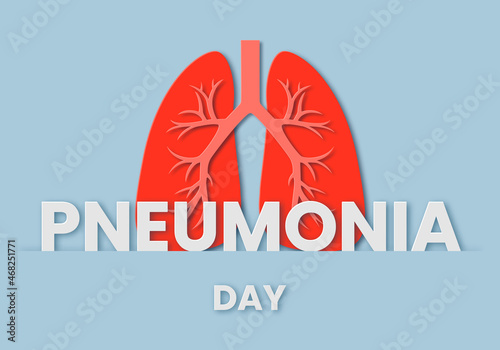 World Pneumonia Day vector ilustration
