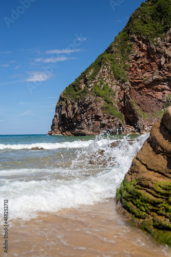 Wild beach of northern Spain