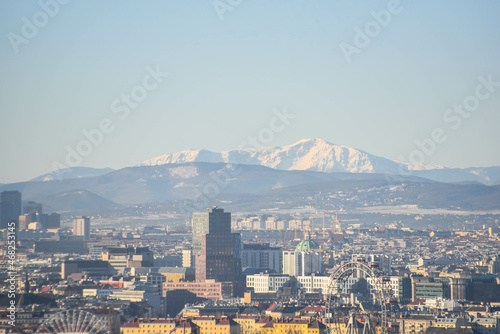 Canvas Print View of Viennese Alps
