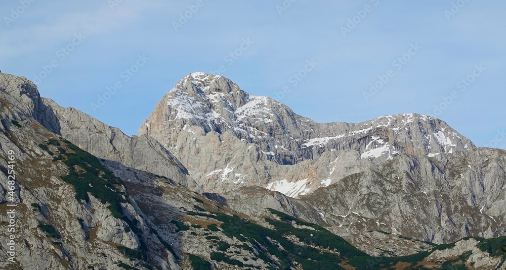 Alpine landscape in Triglav National Park - Seven Lakes Valley, Slovenia, Europe	