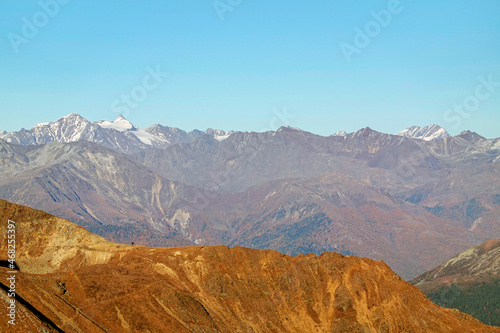 Majestic mountain scenery - Seceda landscape in autumn  Dolomites  Italy  Europe