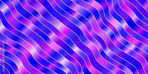 Light Pink, Blue vector backdrop with circular arc.