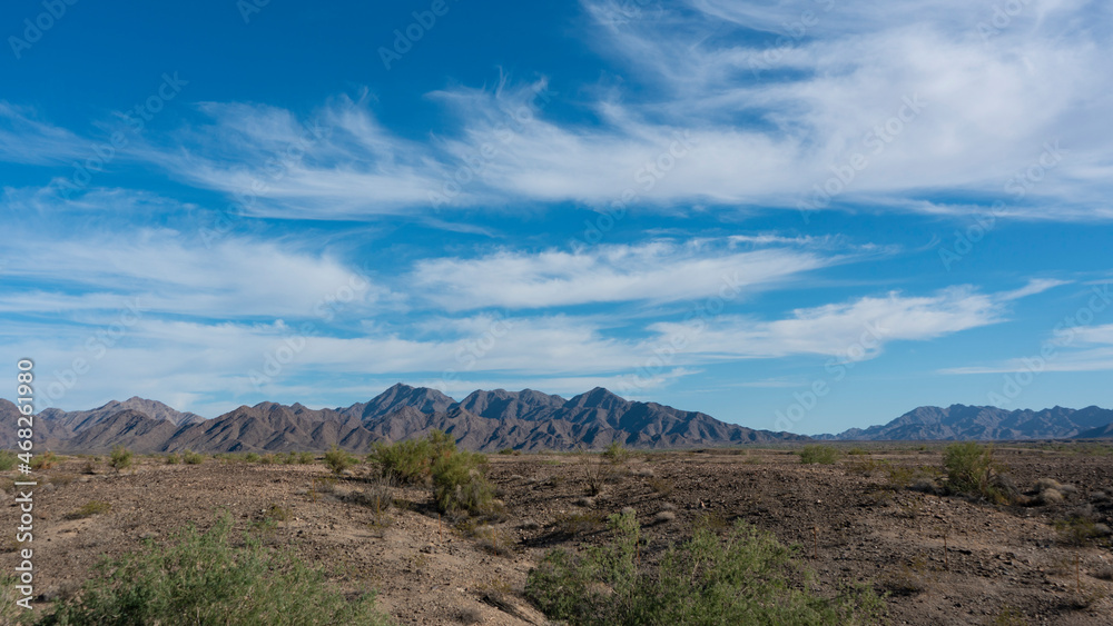 A Desert Mountain Landscape near Ehrenberg Arizona A Desert Mountain Landscape near Ehrenberg Arizona