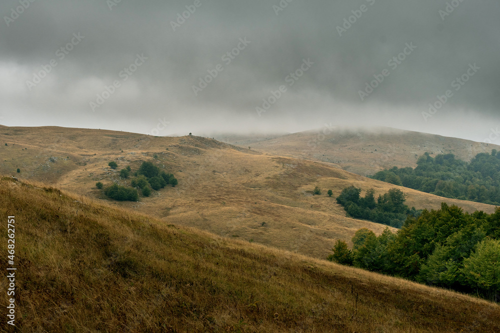 A Foggy Day in the Mountains
