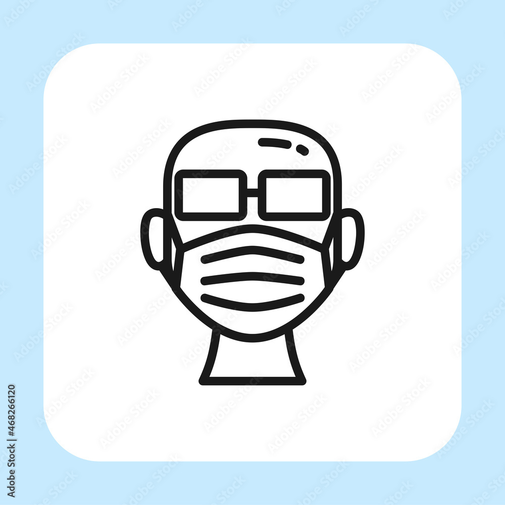 Doctor icon vector with outline style isolated on white background. Vector illustration sign symbol icon concept for medical, science, web, apps, technology and project Doctor icon vector with outline style isolated on white background. Vector illustration sign symbol icon concept for medical, science, web, apps, technology and project