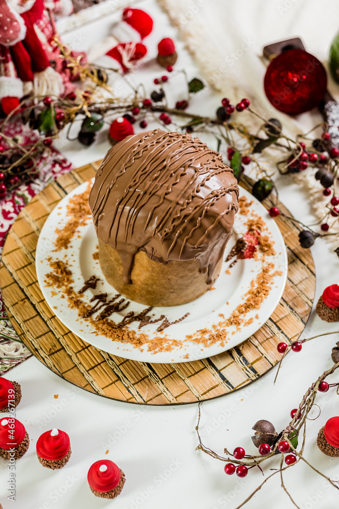 Christmas Delicious Sweet Cookie Cake Xmas Tree Panetone Bread Santa Claus Caramel Macaron Chocolate Theme Christmas Delicious Sweet Cookie Cake Xmas Tree Panetone Bread Santa Claus Caramel Macaron Chocolate Theme