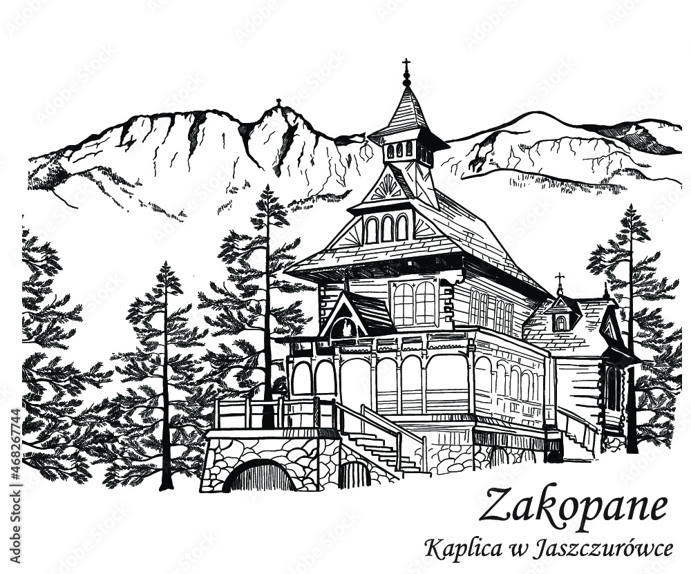 kaplica na jaszczurówce, kościół zakopane, zabytek, styl zakopiański, architektura góralska