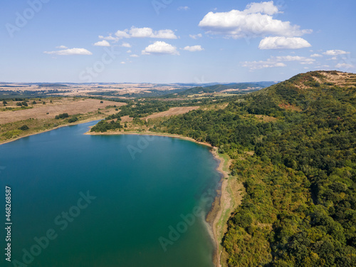 Aerial view of Krapets Reservoir  Bulgaria
