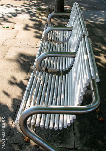 Public benches to rest