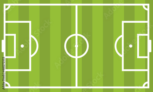 illustration graphic vector of Football field, nice and very suitable for sports or football fans