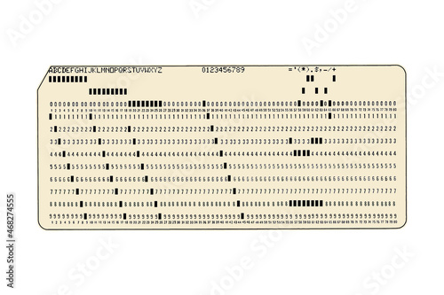 Computer Punch Card