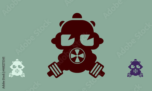 mask protection logo icon