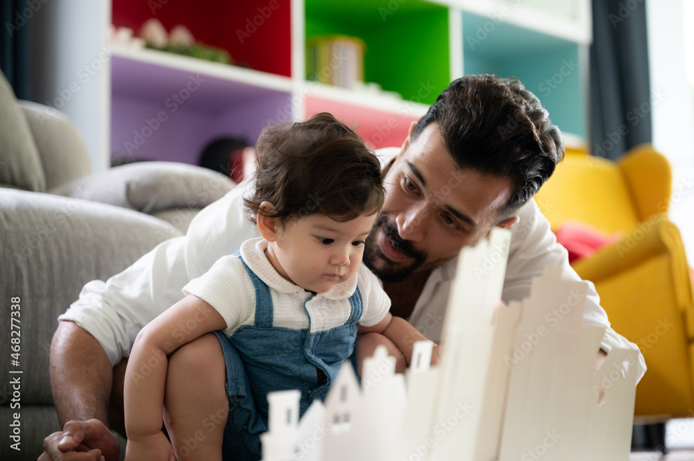 happy family concept with father and son cild, childhood lifestyle at home together happy family concept with father and son cild, childhood lifestyle at home together
