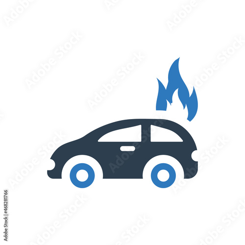 Auto insurance vehicle icon