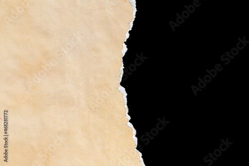 Old paper texture, vintage paper background, top view