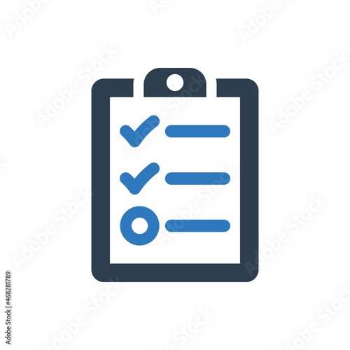 Audit checklist exam icon