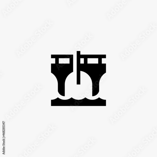 bungee jumping icon. bungee jumping vector icon on white background