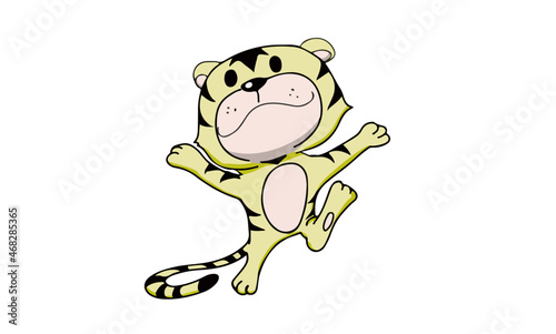 虎イラスト　年賀状に最適　2022年