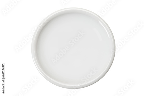空の白い皿