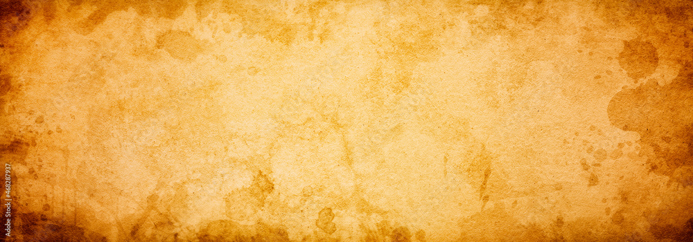 Abstract banner background of old beige paper