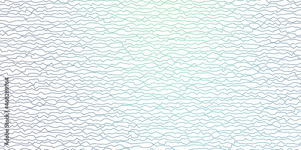 Dark Blue, Green vector backdrop with bent lines. Dark Blue, Green vector backdrop with bent lines.