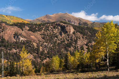 Grassy Mountain is 12,772 feet and is part of the rugged San Juan mountain range in South Western Colorado.