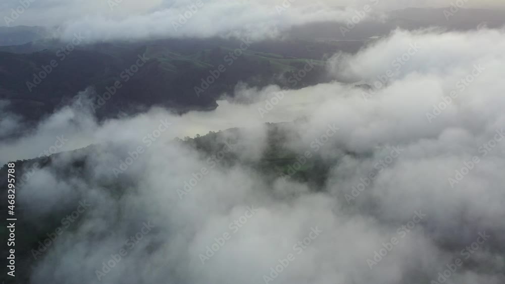 Low clouds drift across the rolling hills found east of San Francisco Bay, California. This region, dry much of the year, turns green during the winter months due to much needed rain. Low clouds drift across the rolling hills found east of San Francisco Bay, California. This region, dry much of the year, turns green during the winter months due to much needed rain.